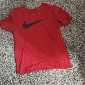 Nike Crimson Tee with Midnight Swoosh